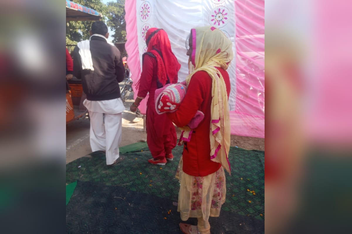 Mass marriage scheme: married couple got remarried, couple reached with kids to get married