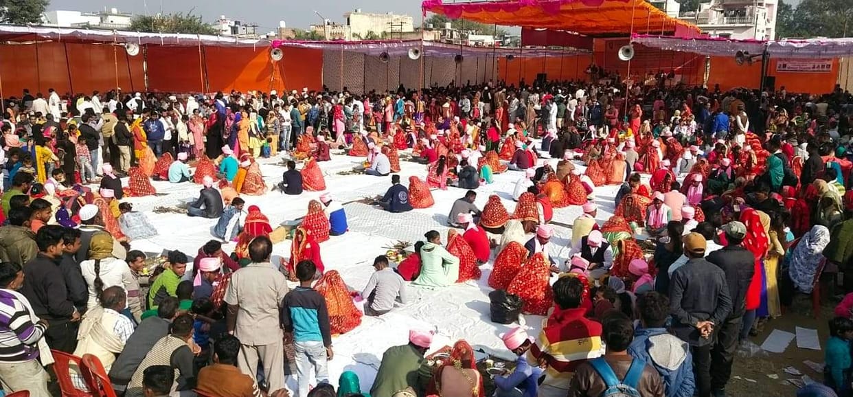 Chief Minister Mass Marriage: 206 Muslim and 343 Hindu Couples tied in the sacred bond of marriage