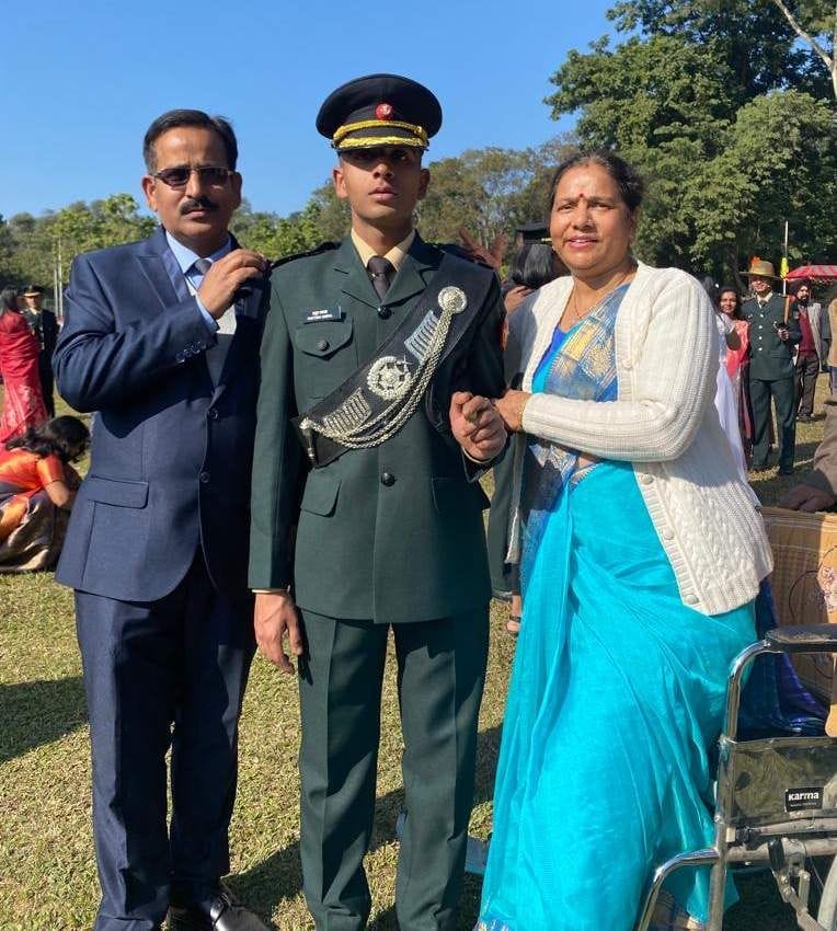 Dada, Papa and now Atul himself became an officer in the army