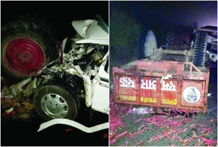 Police car accident in Hisar