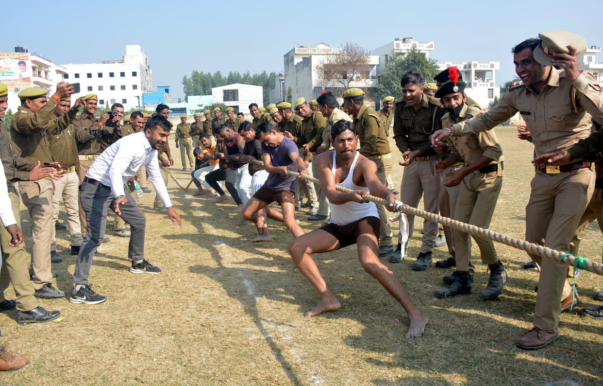 Aligarh: PRD jawans showed stamina in competitions