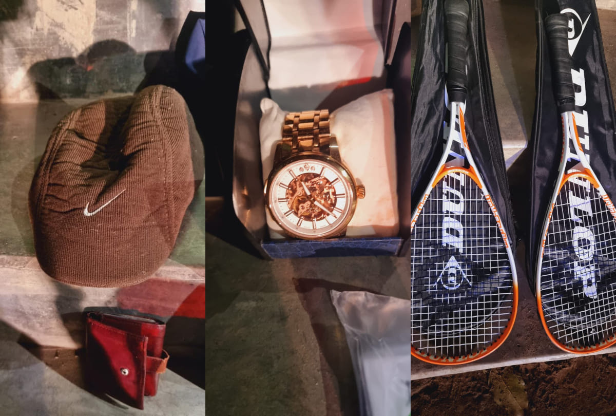 Assam Police after hublot watch recovered football legend Diego Maradona's memorabilia jacket, track pants, T-shirts, shoes