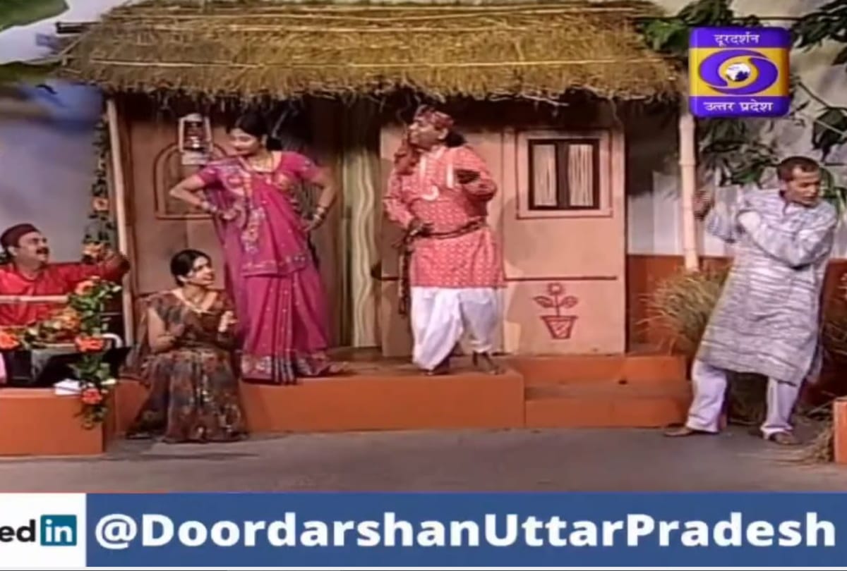 One hour Bhojpuri program started on Gorakhpur Doordarshan