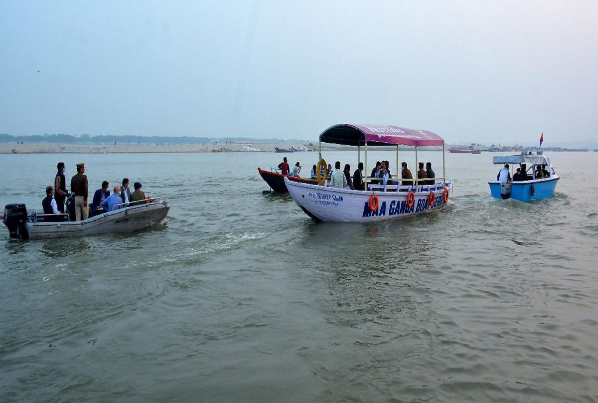 Kanpur news: Pump floating in water will fill CNG in Kashi e motor boat