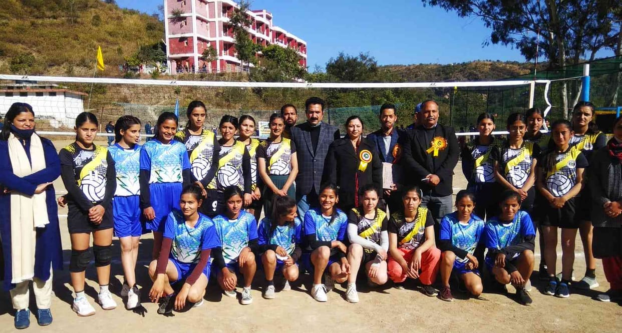 Inter college volleyball tournament starts in degree college Arki