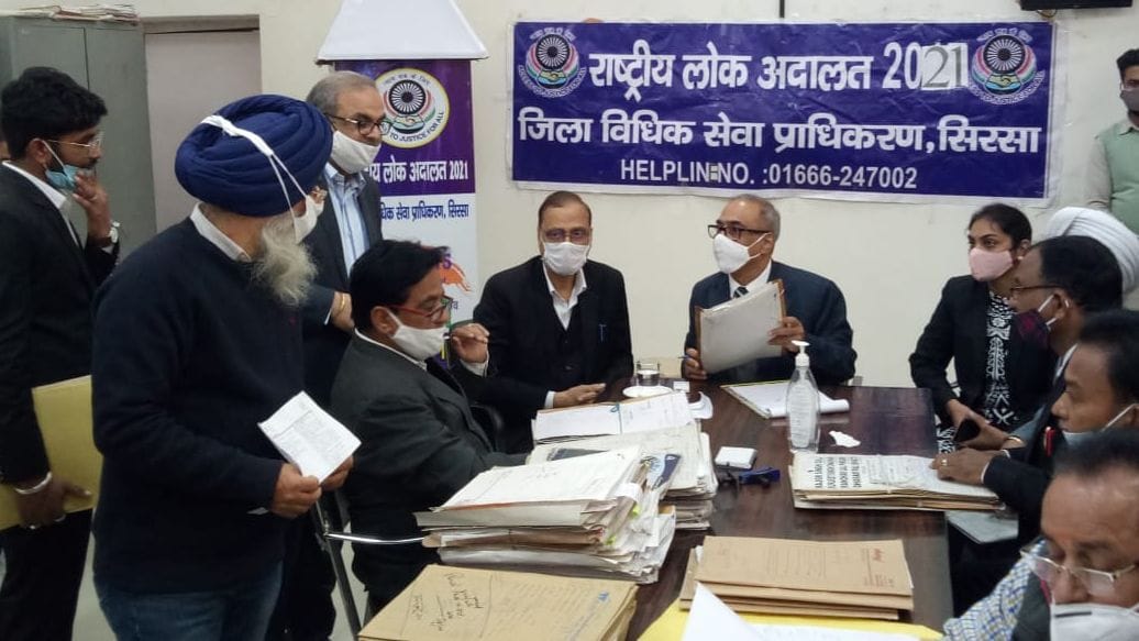 981 cases disposed of in National Lok Adalat