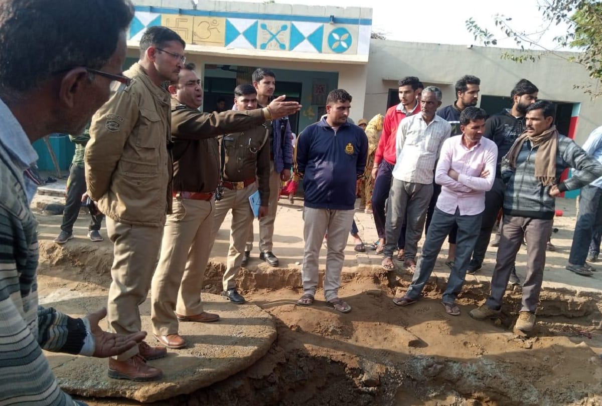 dead body of a woman missing for six days was found in gutter of neighbor house foul smell was coming sent for post-mortem