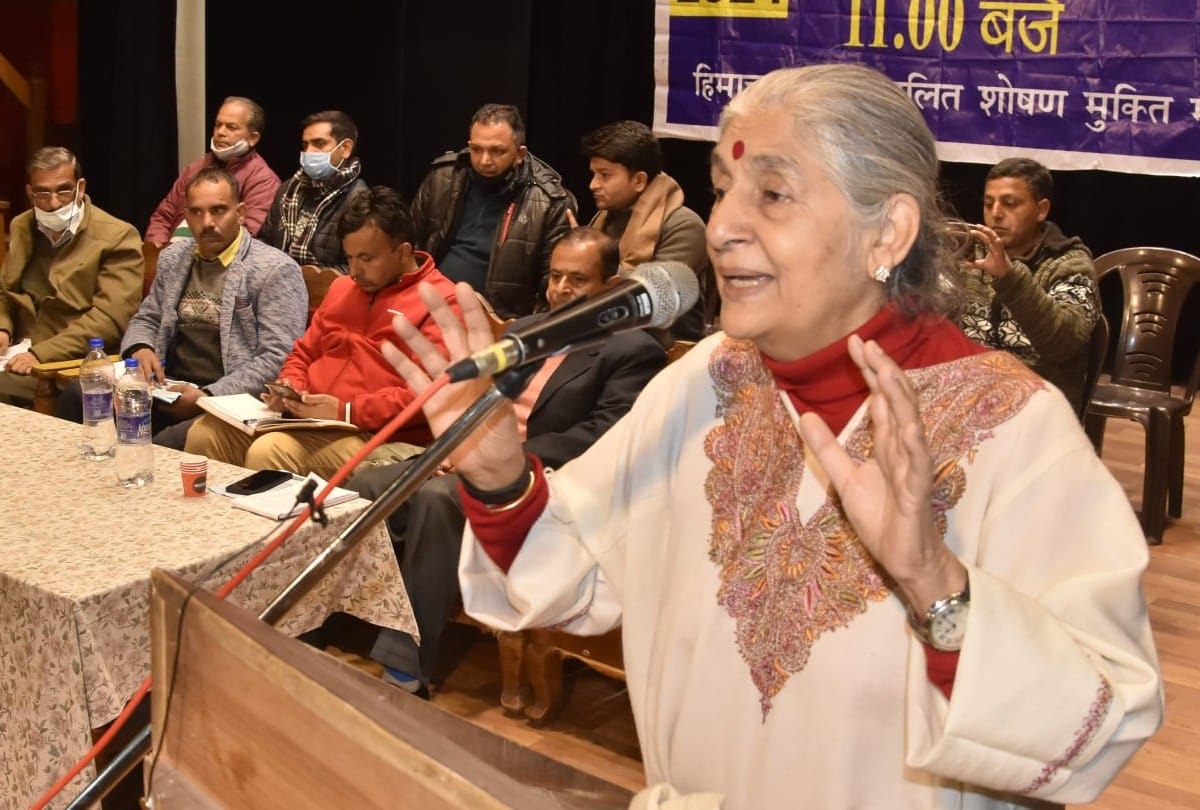 Communist Party of India Marxist leader Subhashini  Ali press conference shimla