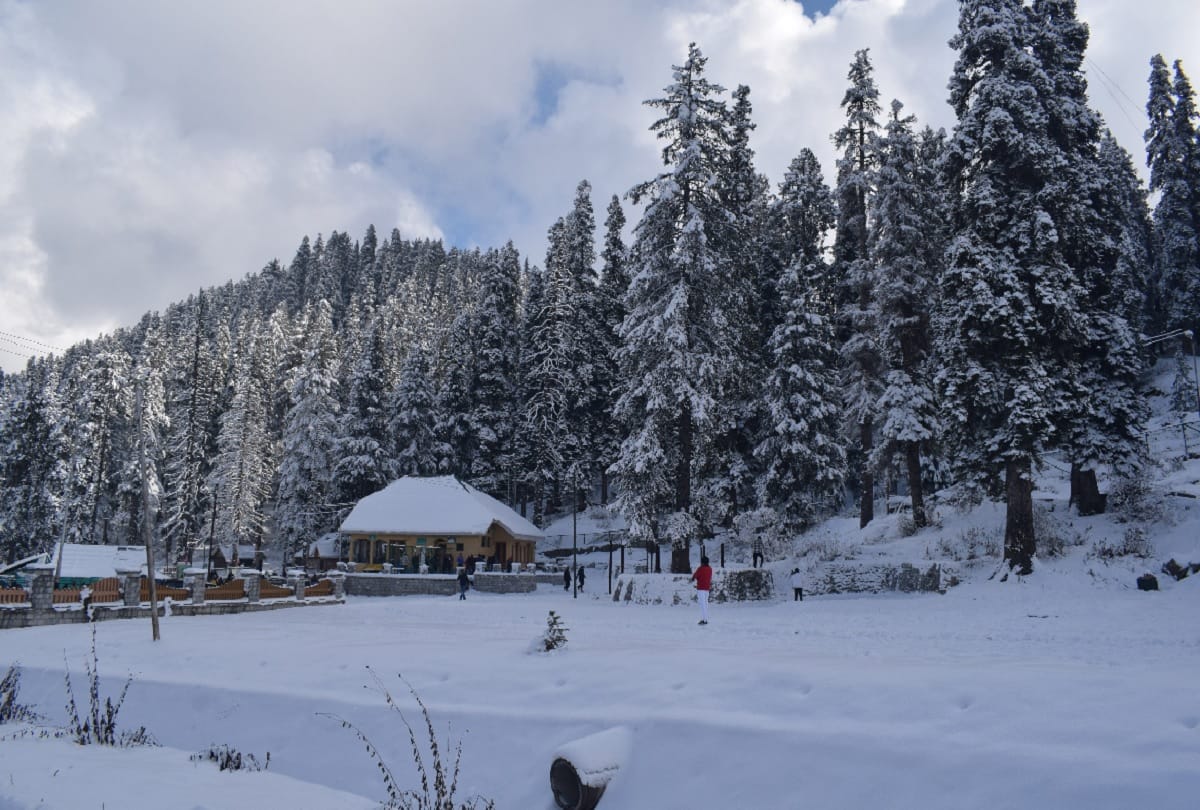 Jammu and Kashmir: Temperature dropped due to rain and snowfall