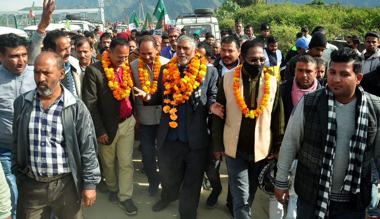 Public meeting in support of former cabinet minister Diwakar Bhatt