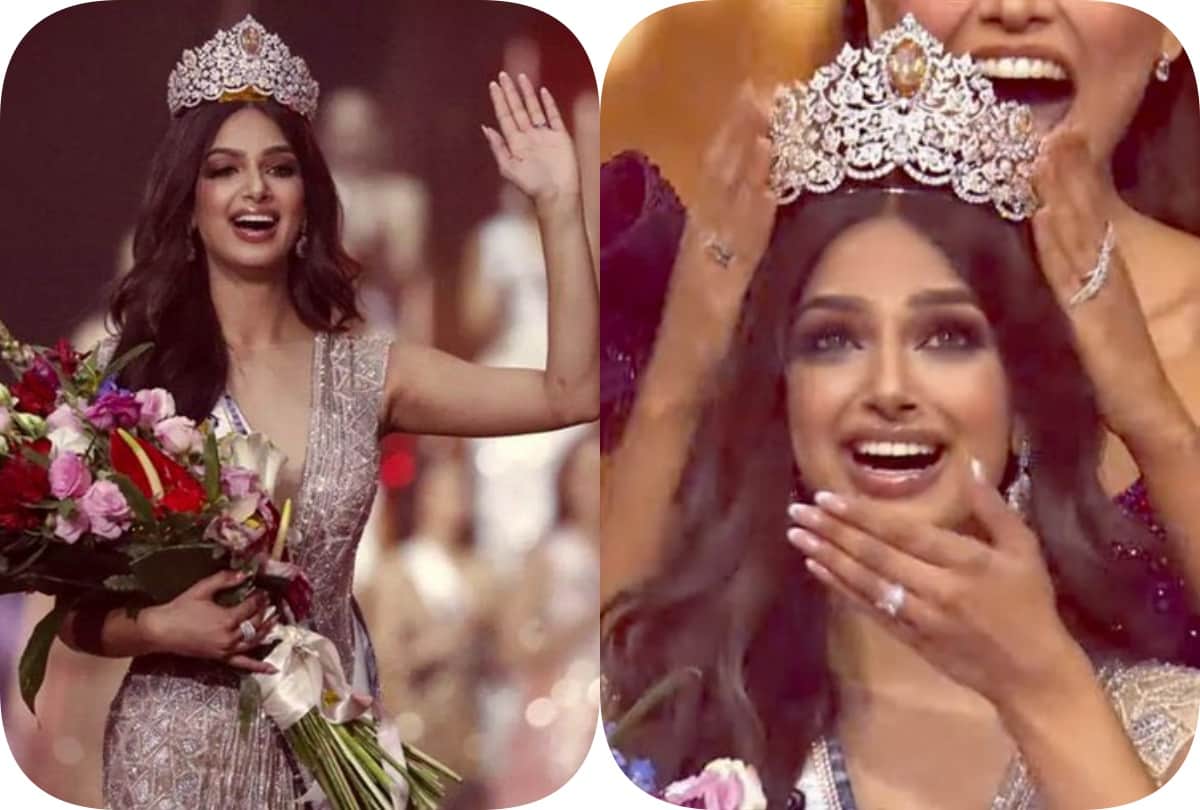 miss universe 2021 winner harnaaz sandhu photos from finale wearing monokini and gown