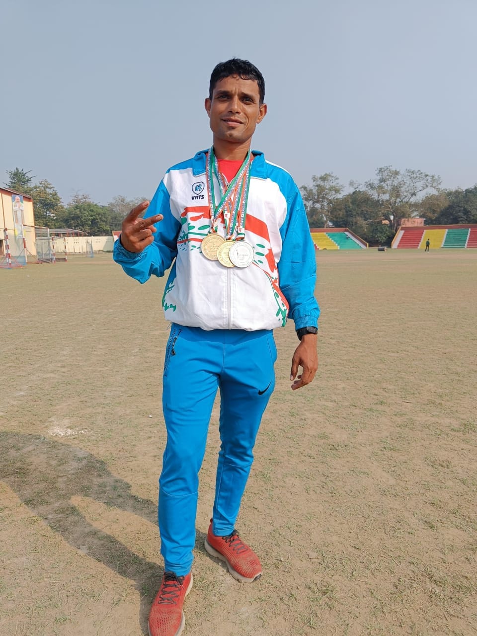arvind wins two gold medal