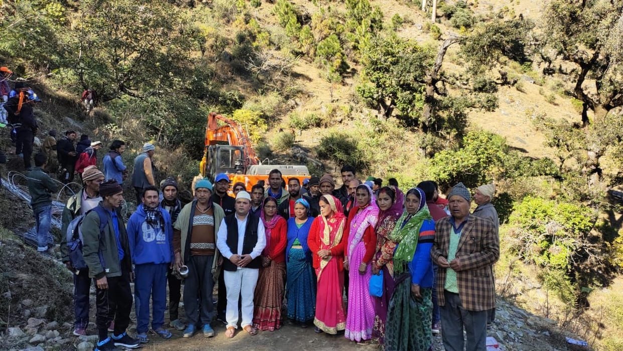 Construction work of Gondar village road started