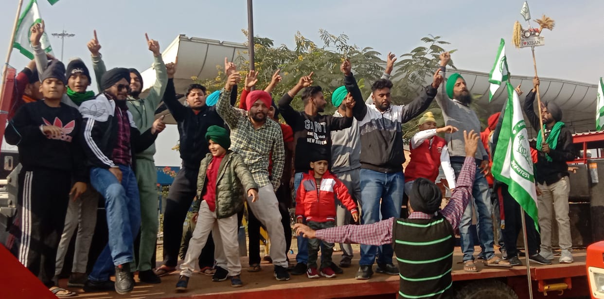 There was a ruckus on the Shambhu border from morning till evening, a grand welcome to the BKU state president in Mohra