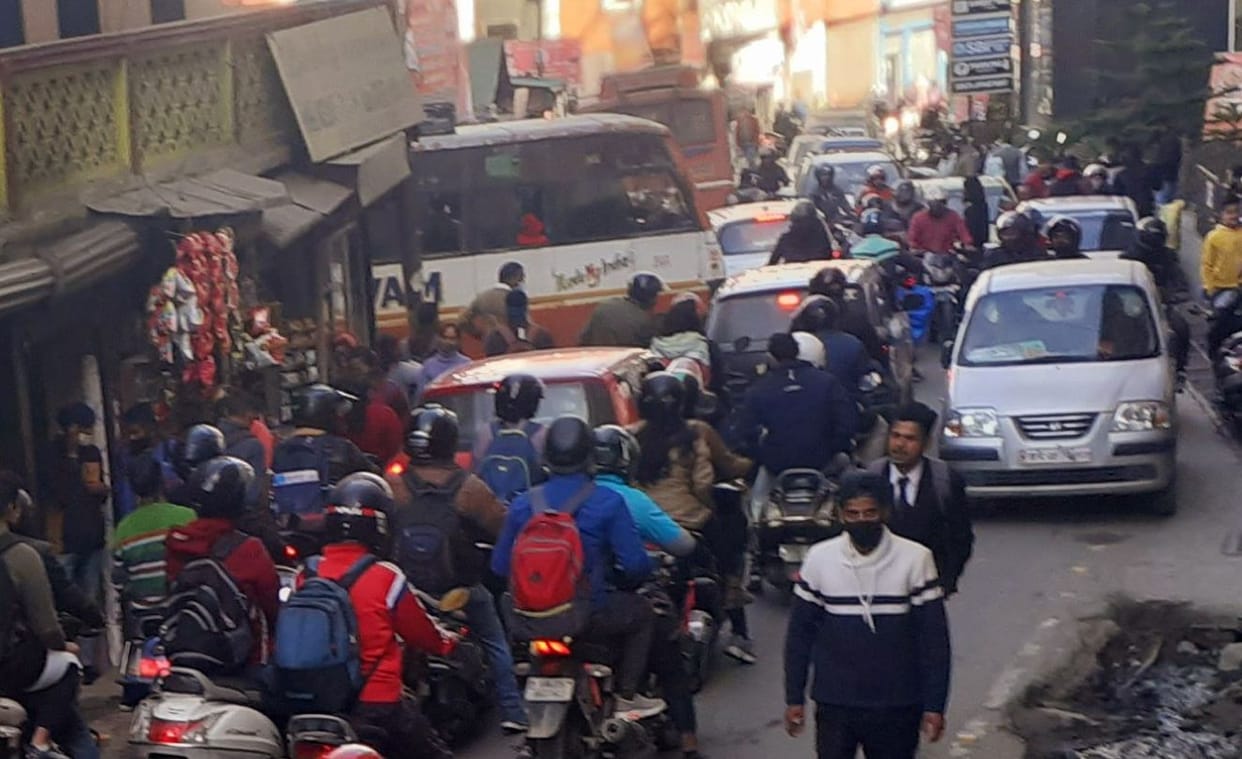 Almora Stuck In Jam