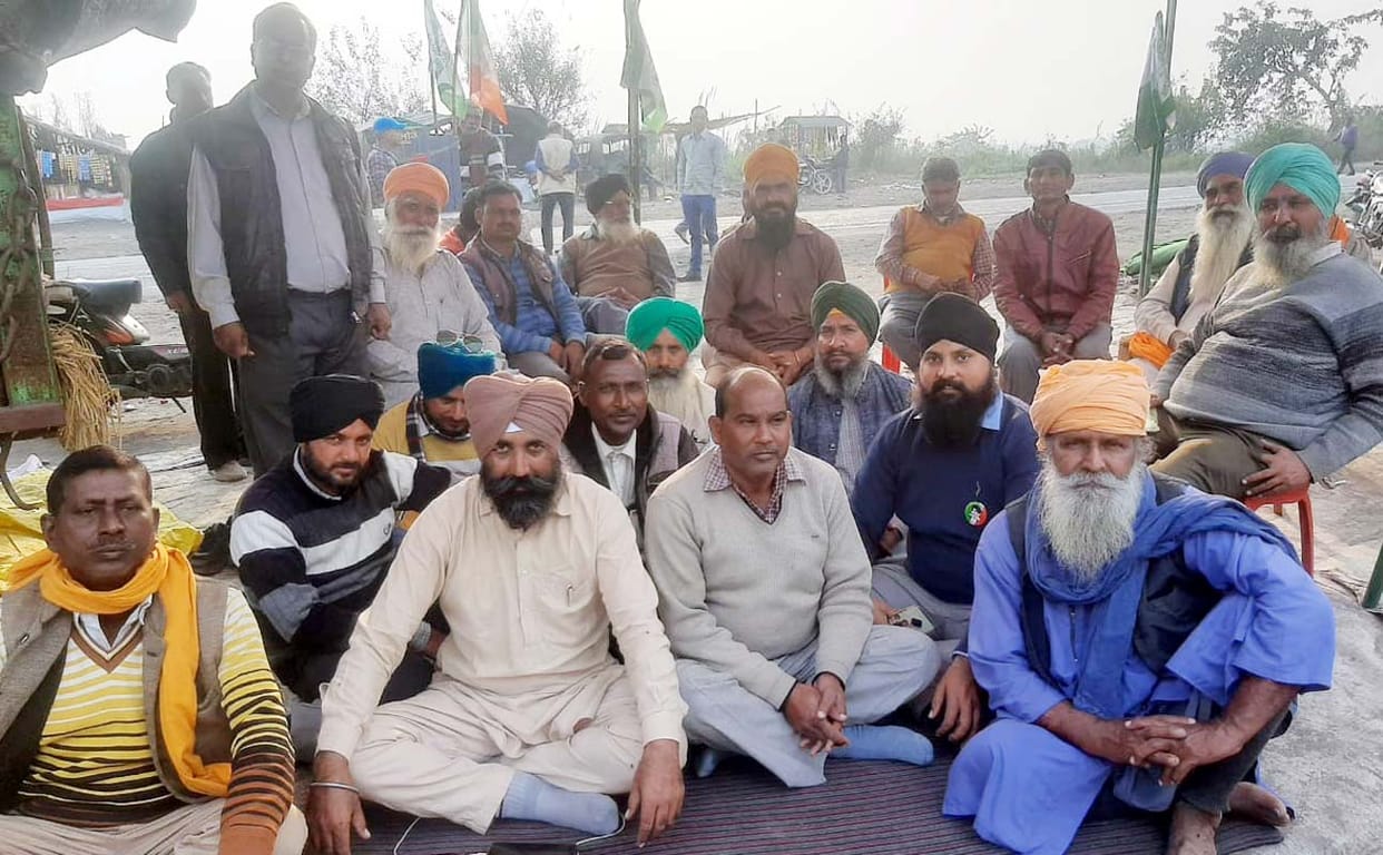 Farmers protest