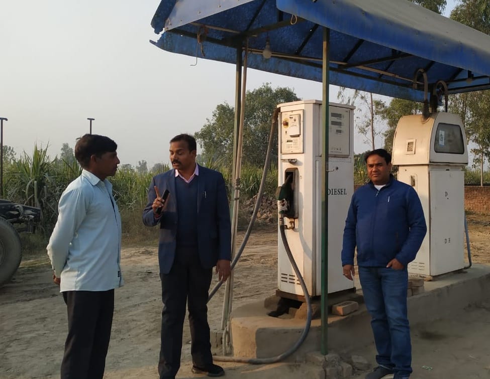 Illegal bio diesel pump seal, one employee caught