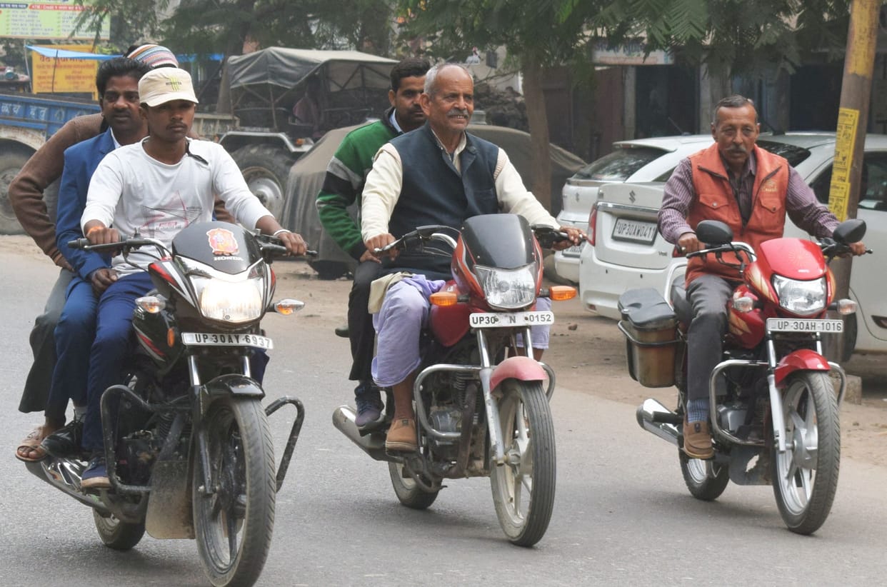 no trafffic rules followed