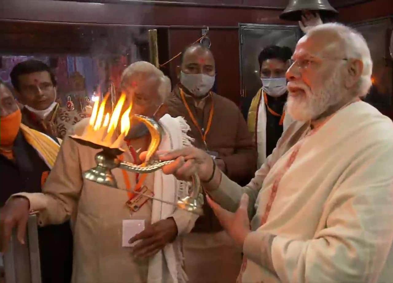 Kashi Vishwanath Dham Inauguration Varanasi PM Modi ganga snan see photos