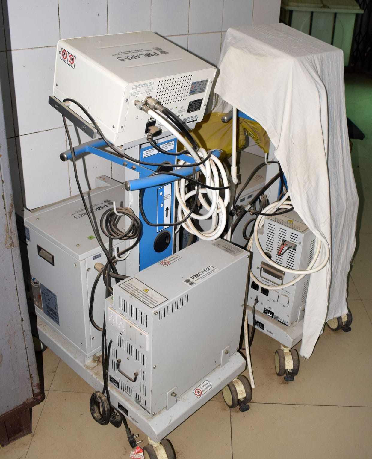 no vantilator facality
