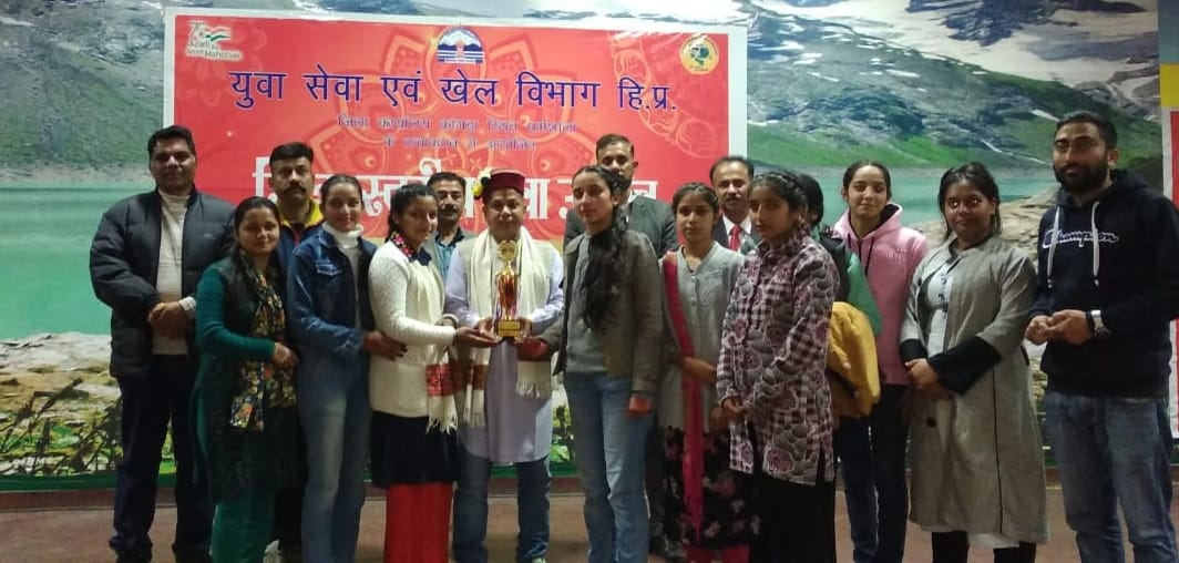 Bhavarna Block topper in folk song, folk dance and tabla playing