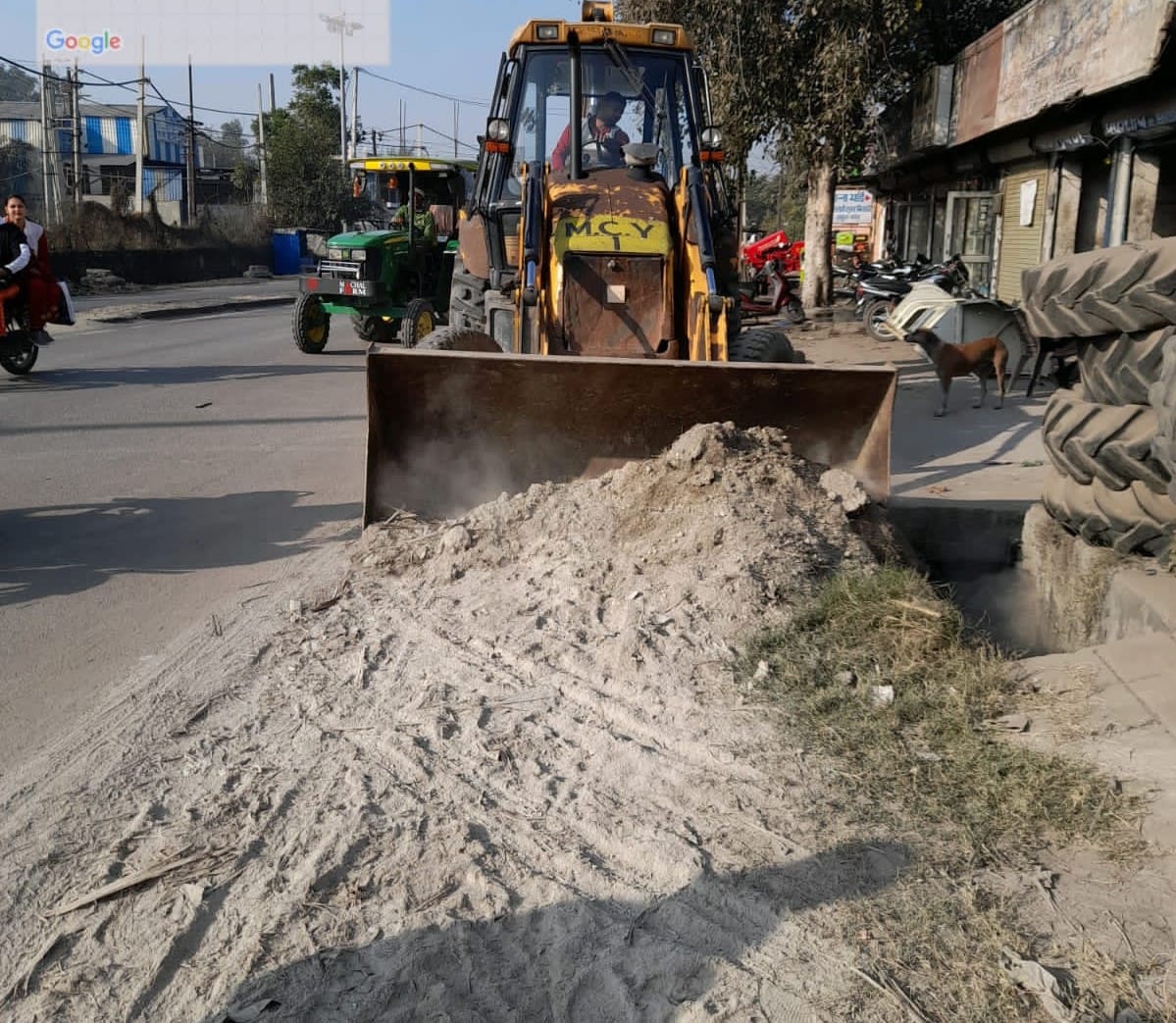 The corporation did glare the four main roads, Yamunanagar