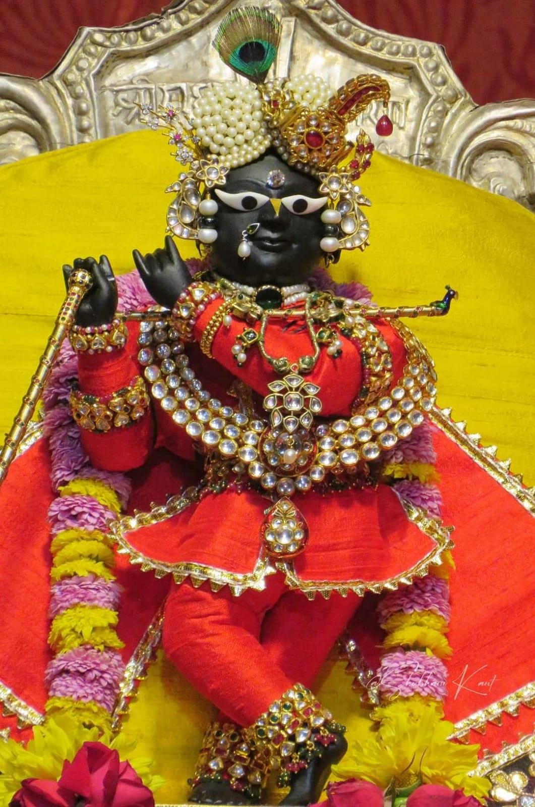 Mathura: Raudra Bhakti Ras sits in Nikunj. Radharaman Lal