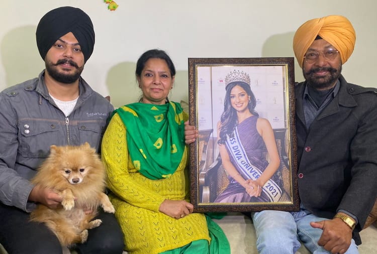 Parents of Miss Universe 2021 Harnaaz Sandhu are happy on her success