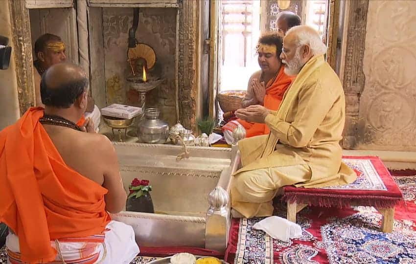 Kashi Vishwanath Dham Inauguration Varanasi PM Modi ganga snan see photos
