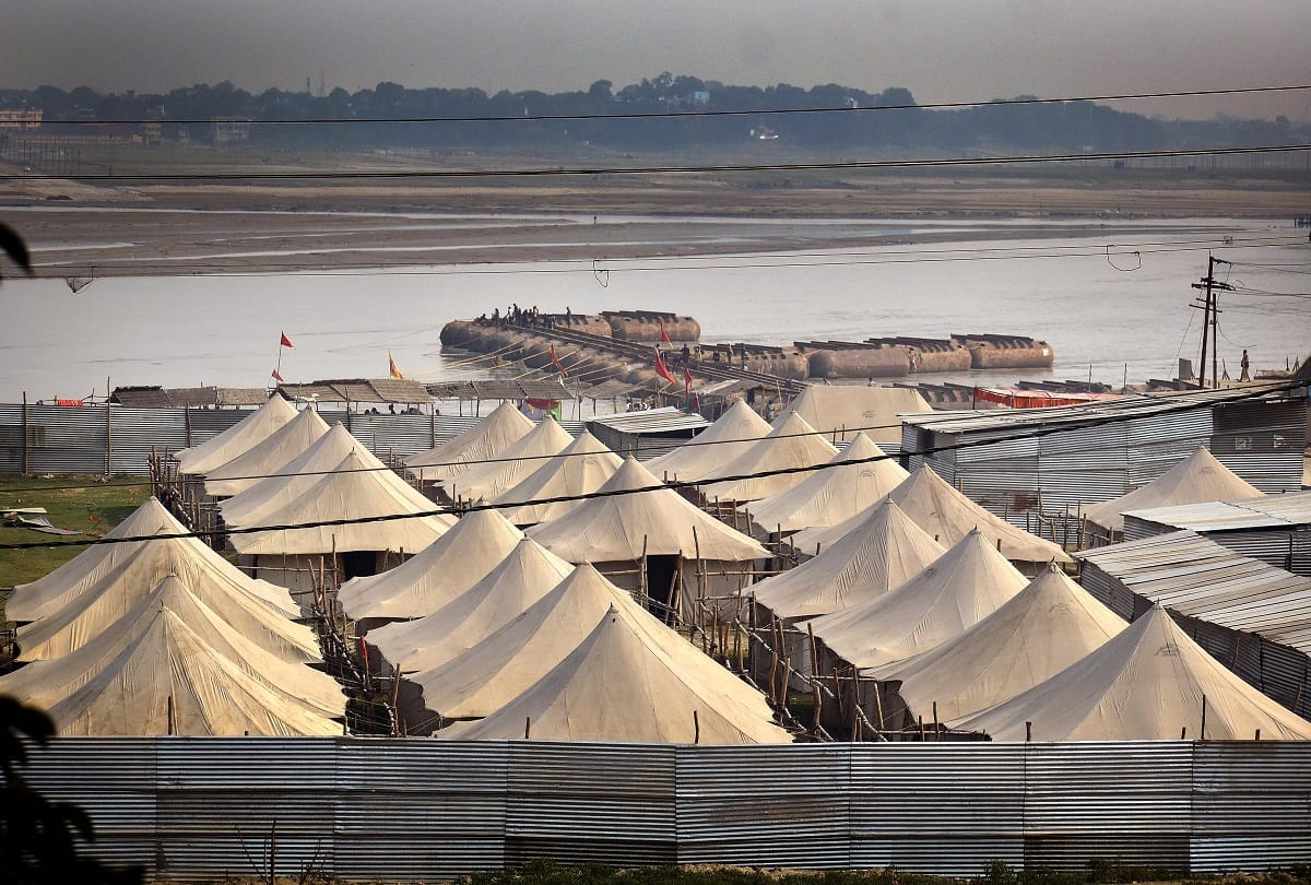 Announcement of the dates of allotment of land for Magh Mela on the sands of Sangam