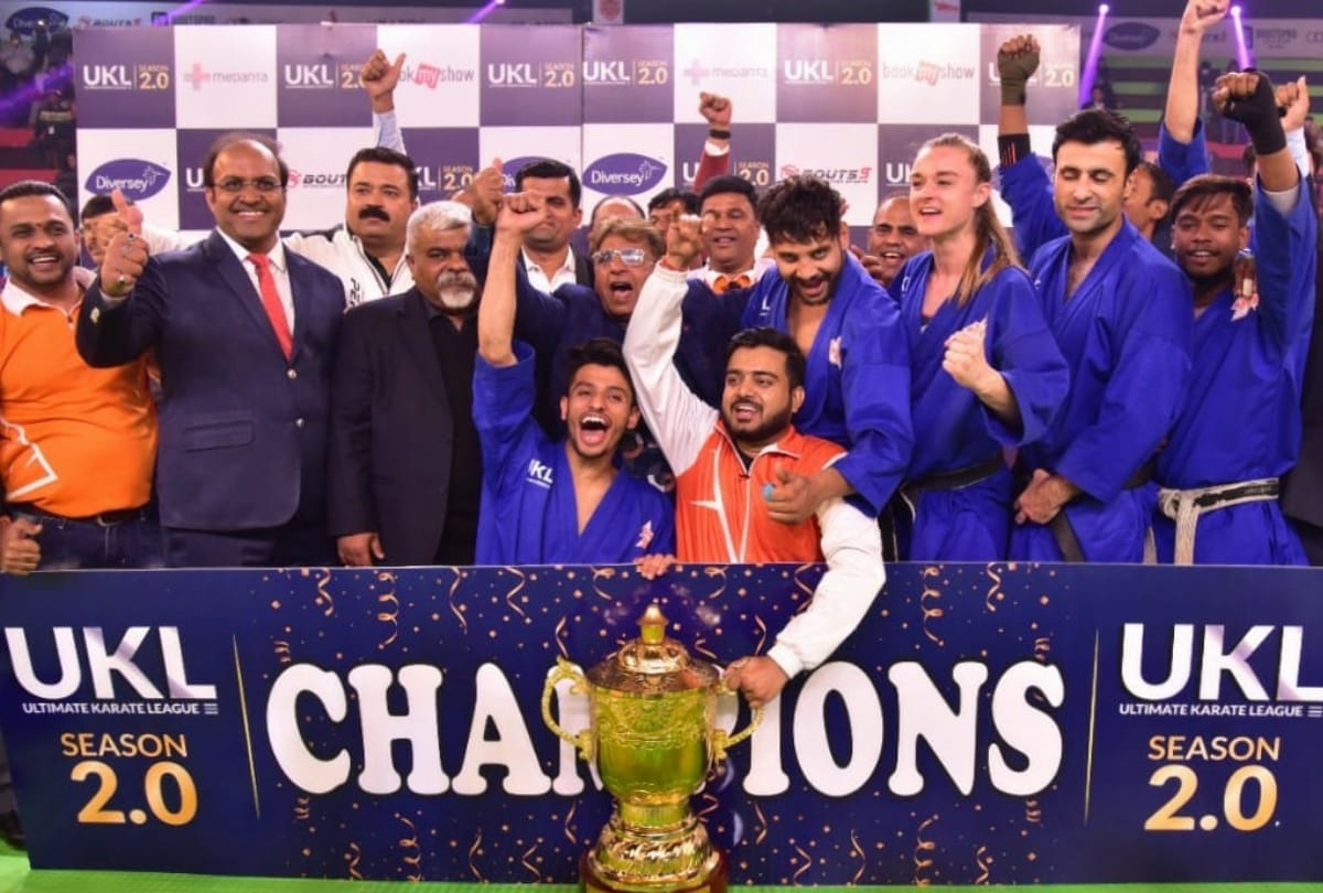 UP rebals becomes the champion of Ultimate karate League.