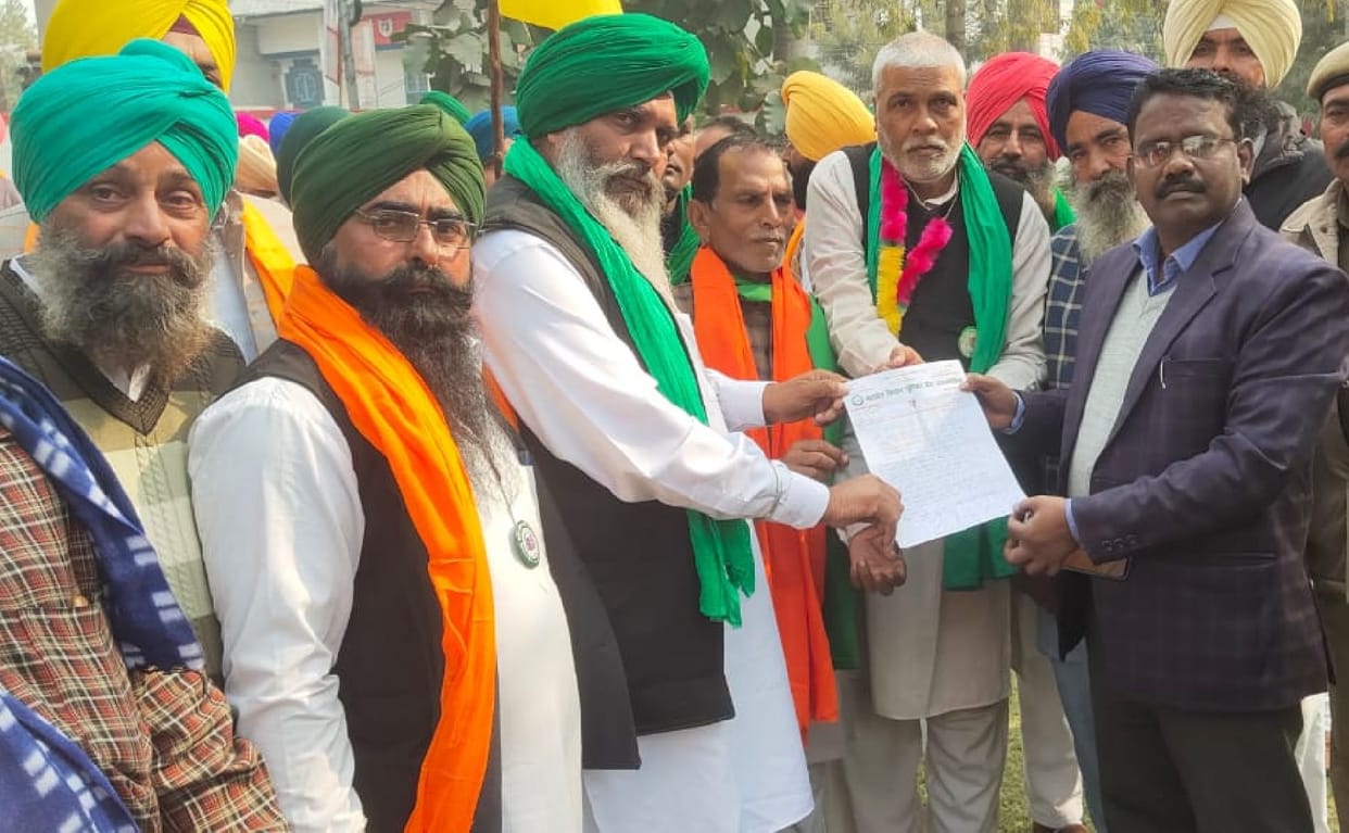 Farmers protest