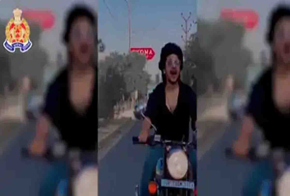 Police is making aware of the video of Bullet Raja of Kanpur