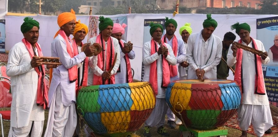 The Nagada party from Palwal created a ruckus