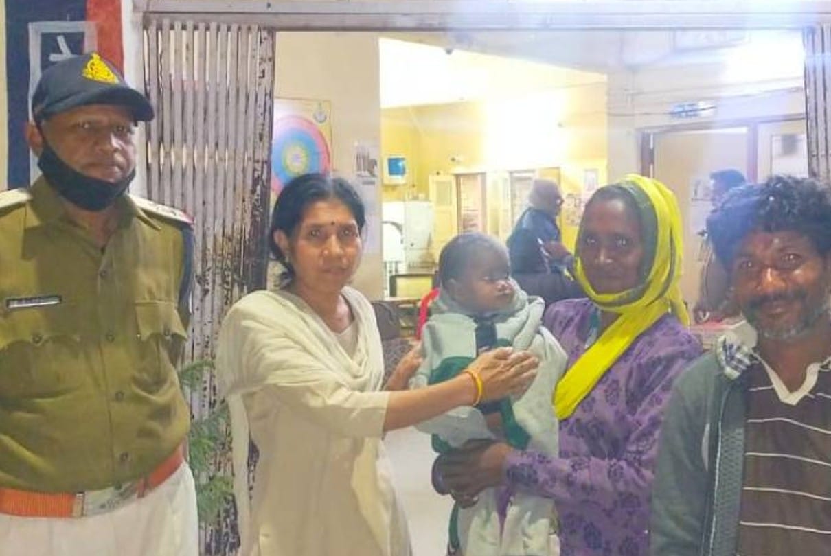 Ujjain: Even after four years of marriage, the child did not take away the child of another, the police caught the child from Gujarat.