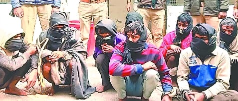 Eight miscreants of Pankhiya gang arrested, four incidents opened