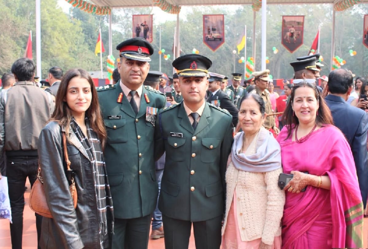 freedom fighter's great-grandson Siddharth became a lieutenant in the army, father colonel