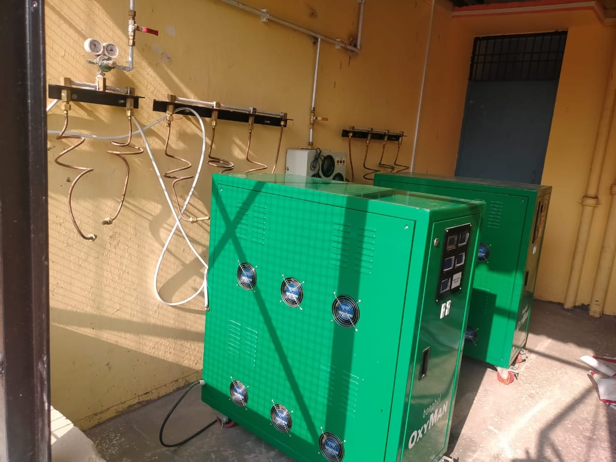 Two oxygen generators installed at Haldaur CHC