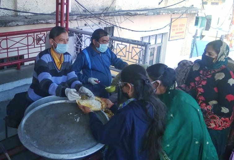 Langar seva started at Sri Naiana Devi after 633 days