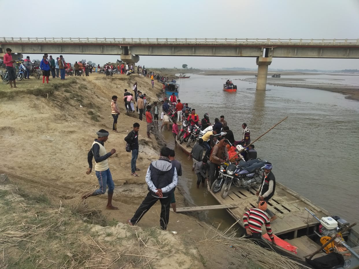 Pantoon Bridge,kolaghat pul