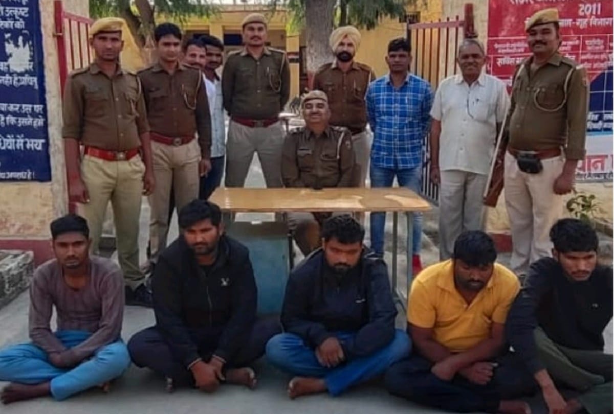 Rajasthan crime news Police arrested 5 people who stole passengers jewellery and cash