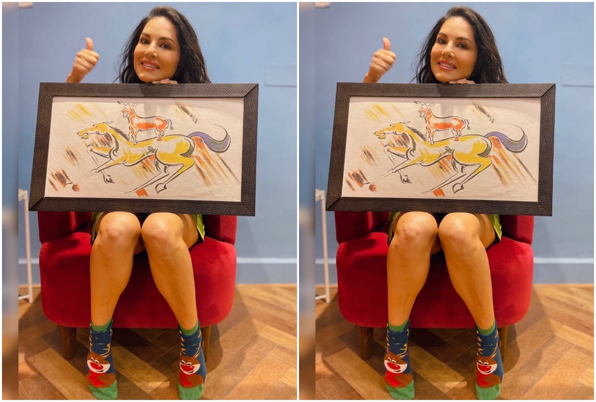 Anil kapoor reacts as Sunny poses with his Welcome painting fans share memes