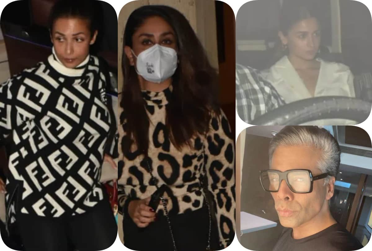 Karan Johar party Corona virus Kareena Kapoor khan amrita arora seema khan maheep kapoor