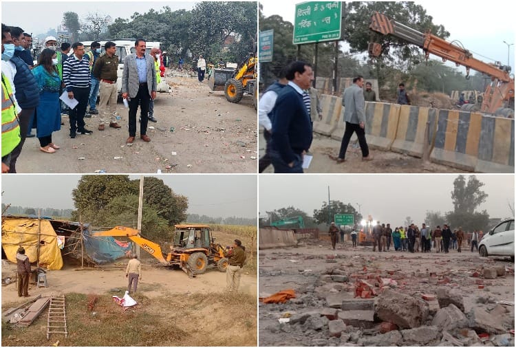 Kundli Border: Preparation to start vehicular traffic from NH-44 via 16