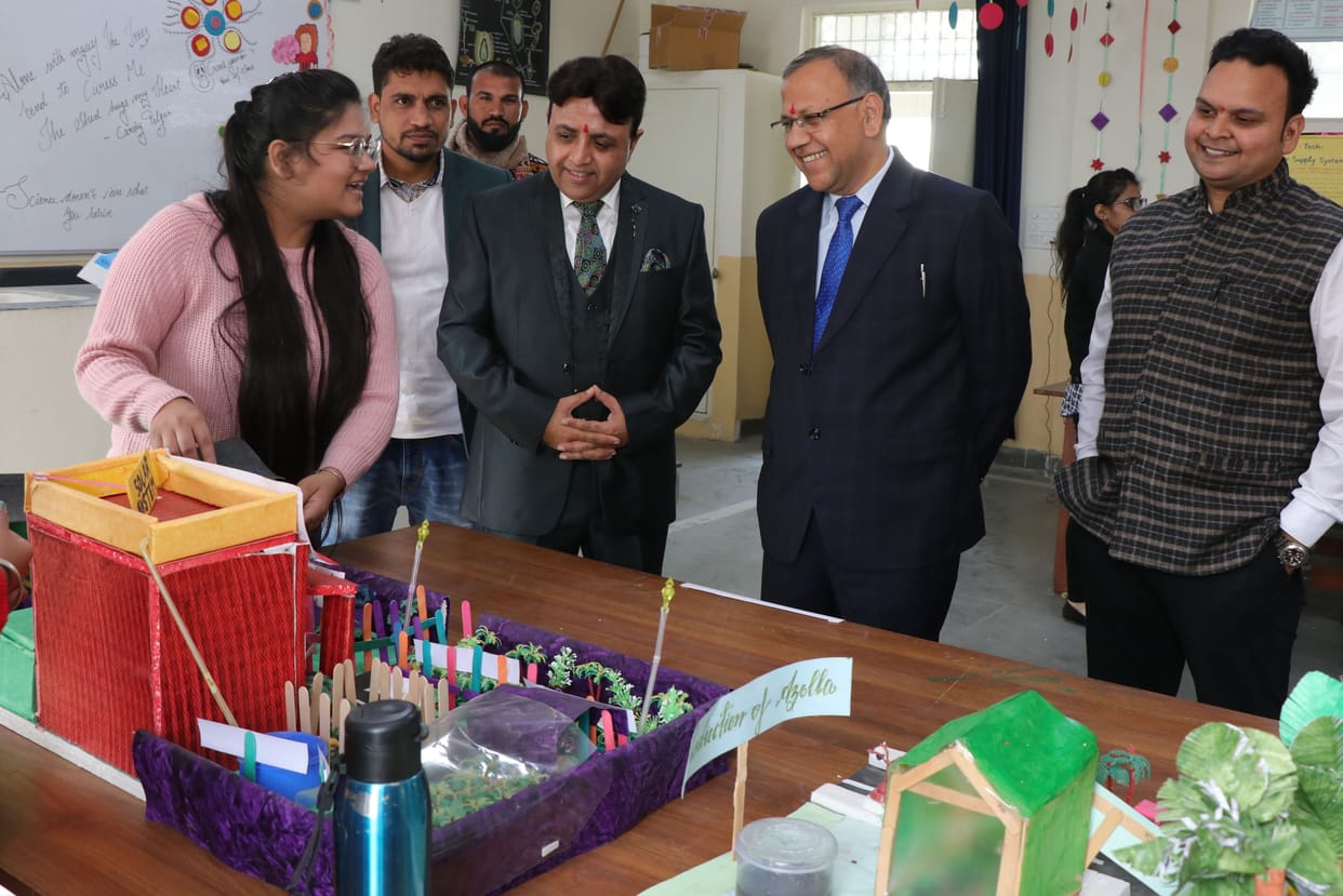 Students demonstrated talent through science model