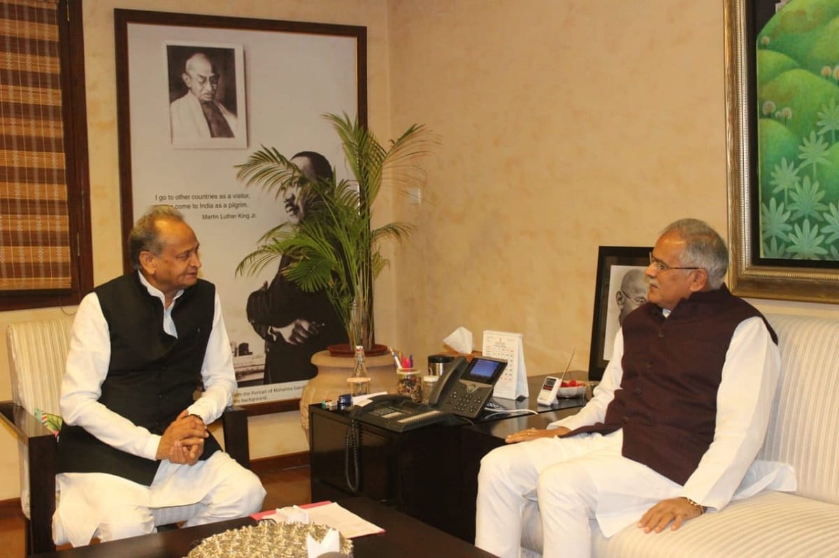 controversy escalated between CM ashok Gehlot and Chhattisgarh cm Bhupesh Baghel over coal mine