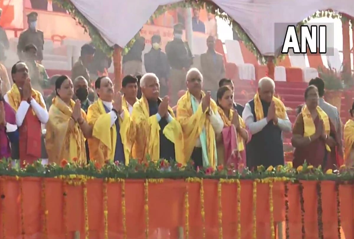 11 bjp cm and eight deputy cm will be in the shelter of ram mandir today for the first time news in hindi After Kashi, now Ramnagari: CMs of BJP ruled states will gather in Ayodhya today, political gathering at the rate of Ramlala