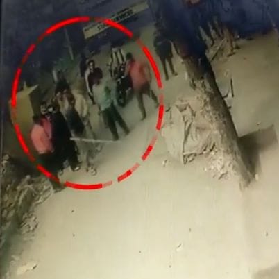 Knocked on the door, said attack as soon as he came out
