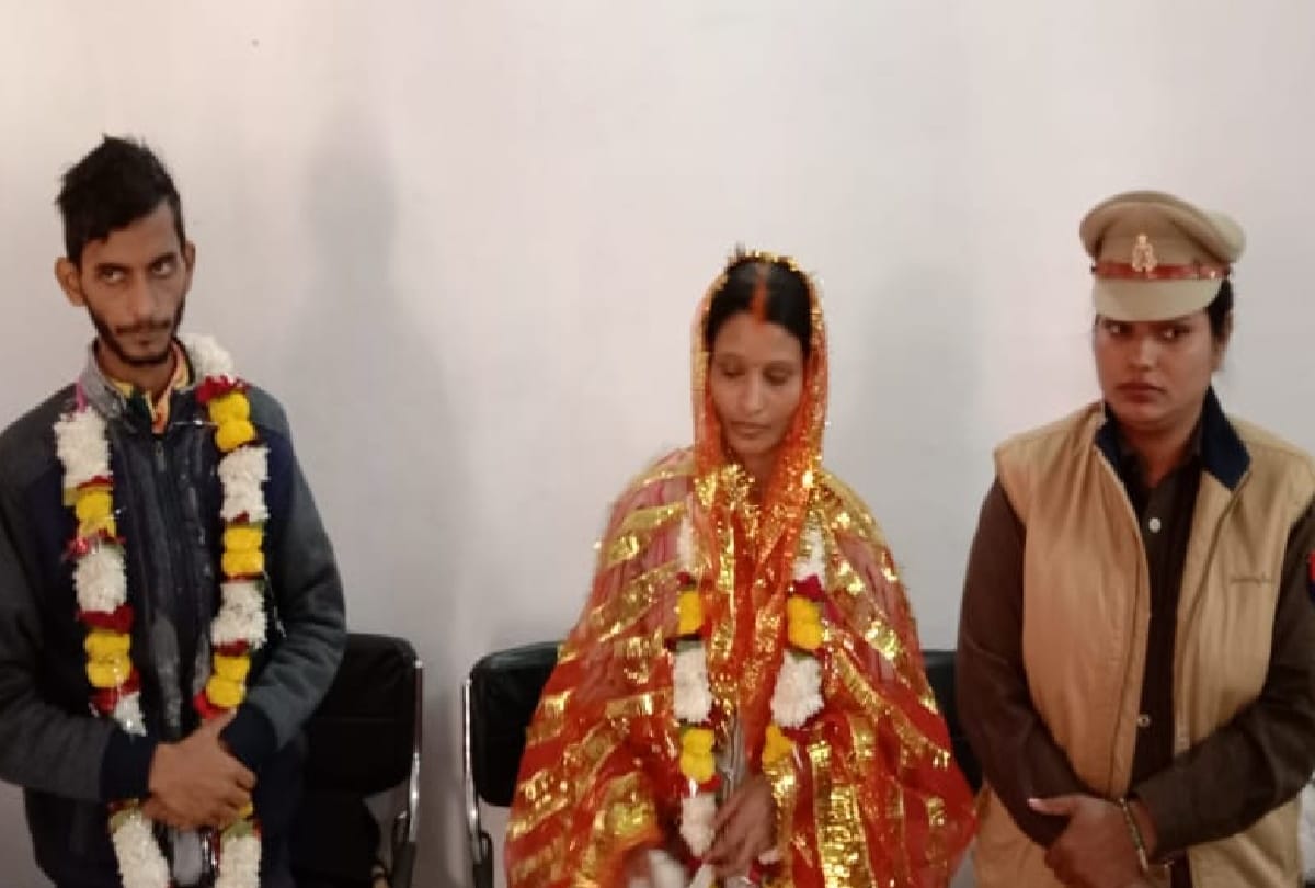 marriage of loving couple done in police post at Deoria