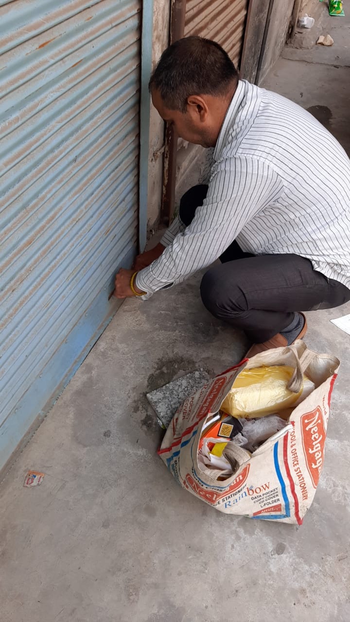 Corporation team took eight lakh 64 thousand rupees from three property owners